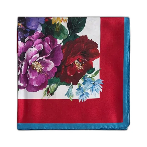 Floral Printed Twill Scarf
