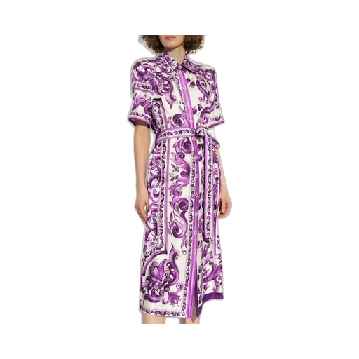 Majolica Printed Midi Dress