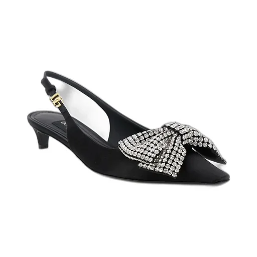 Embellished Slingback Pumps