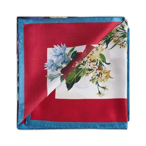 Floral Printed Twill Scarf