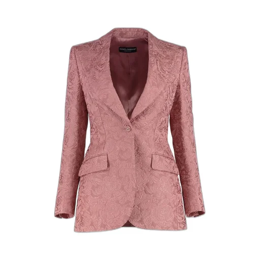 Floral Quilted Jacquard Turlington Jacket