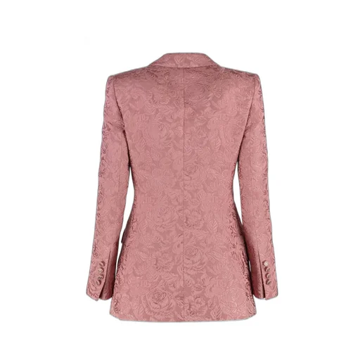 Floral Quilted Jacquard Turlington Jacket