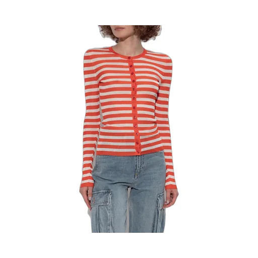 Striped Pattern Cardigan