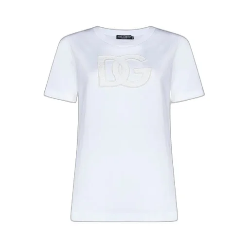 Dg Logo Patch Jersey T-Shirt