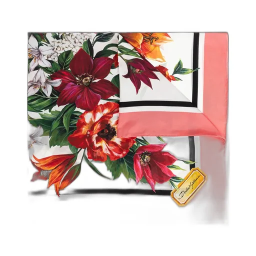 Floral Printed Finished Edge Scarf
