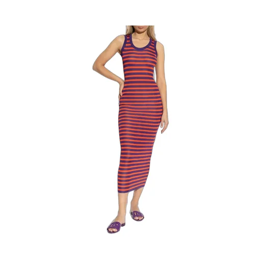 Striped Midi Dress