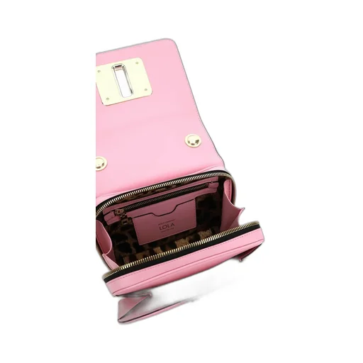 Logo Engraved Twist-Lock Crossbody Bag
