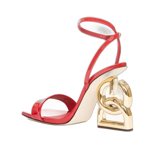 Keira Dg Heel Square Toe Sandals