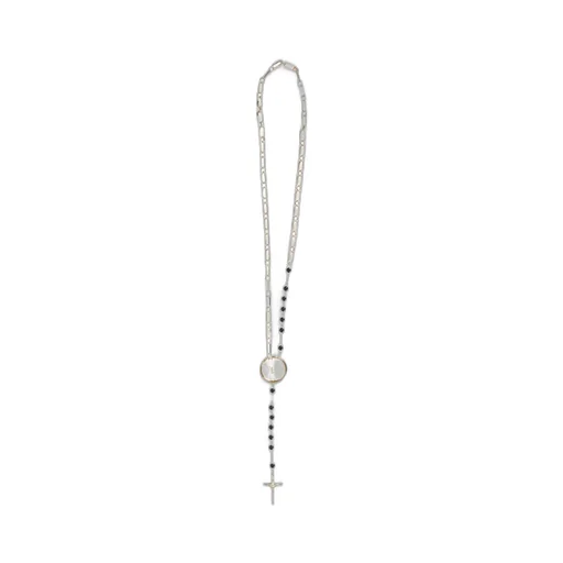 Cross Rosary Necklace