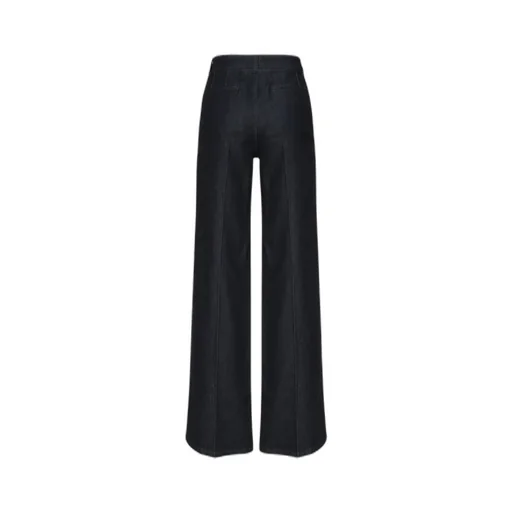 Pressed Crease Palazzo Jeans
