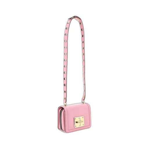 Logo Engraved Twist-Lock Crossbody Bag