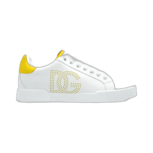 Portofino Dg Logo Perforated Sneakers