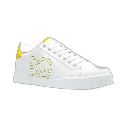 Portofino Dg Logo Perforated Sneakers