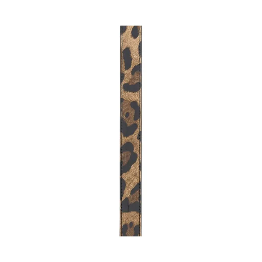 Leopard-Printed Buckle Belt