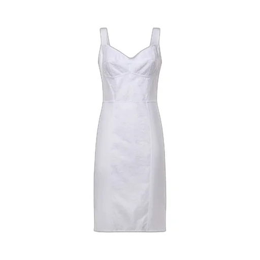 Lace Detailed Midi Corsetry Dress