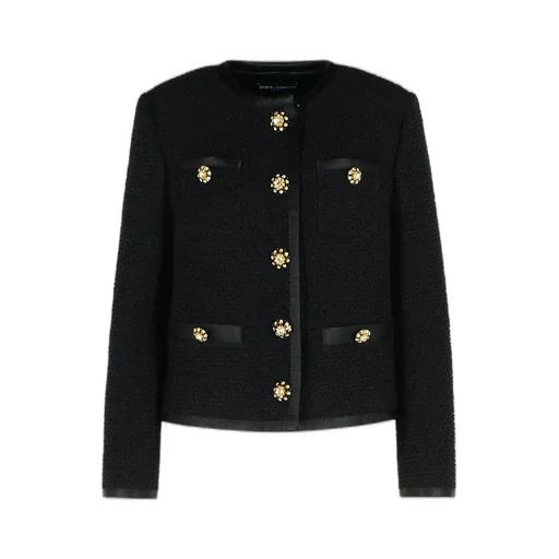 Crewneck Knitted Jacket