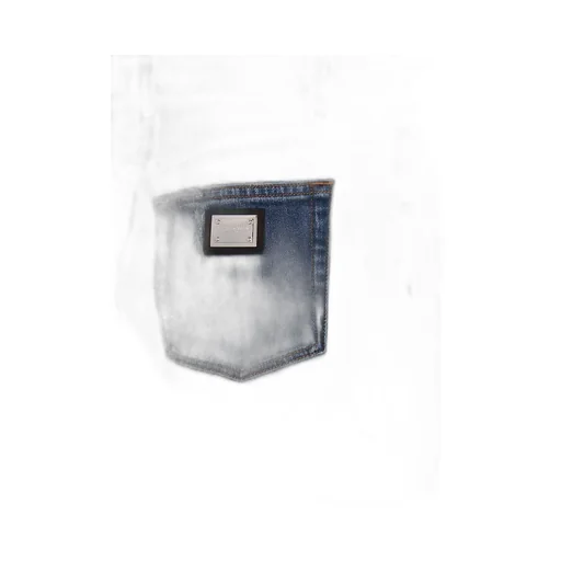 Distressed Straight Leg Jeans