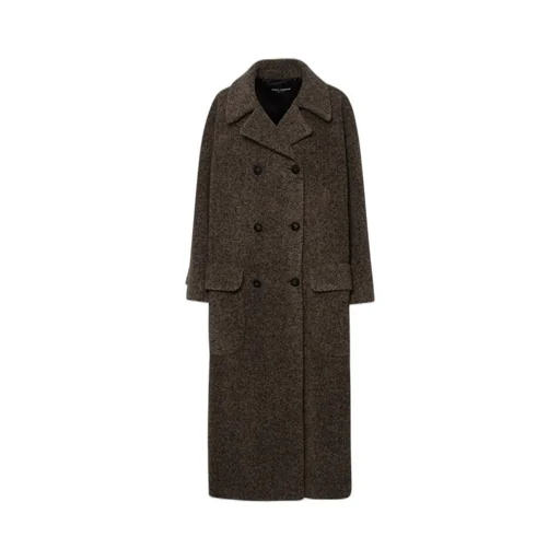 Double-Breasted Mid-Length Coat