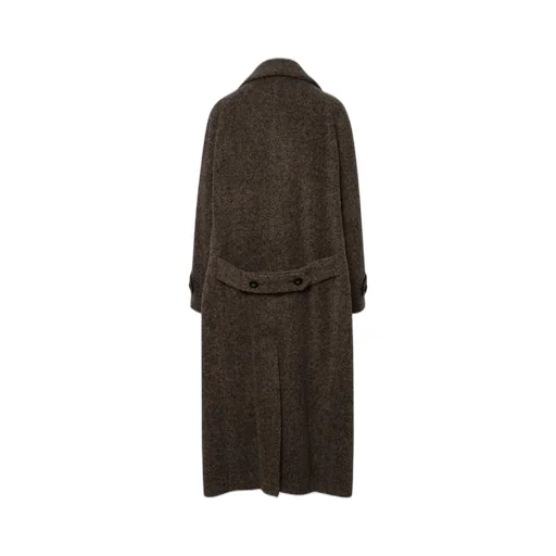 Double-Breasted Mid-Length Coat