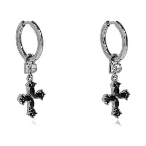 Logo Lettering Hoop Earrings