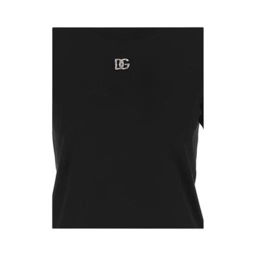 Logo Plaque Crewneck T-Shirt