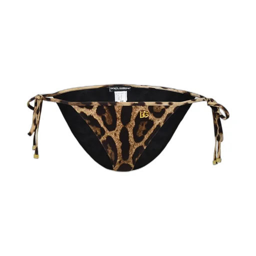 Leopard-Printed Tie Fastened Bikini Bottom