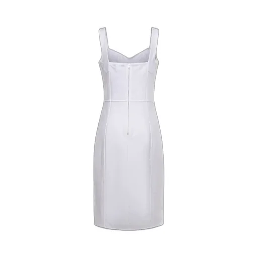 Lace Detailed Midi Corsetry Dress