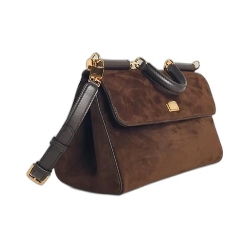 Sicily Foldover Top Tote Bag