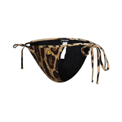 Leopard-Printed Tie Fastened Bikini Bottom