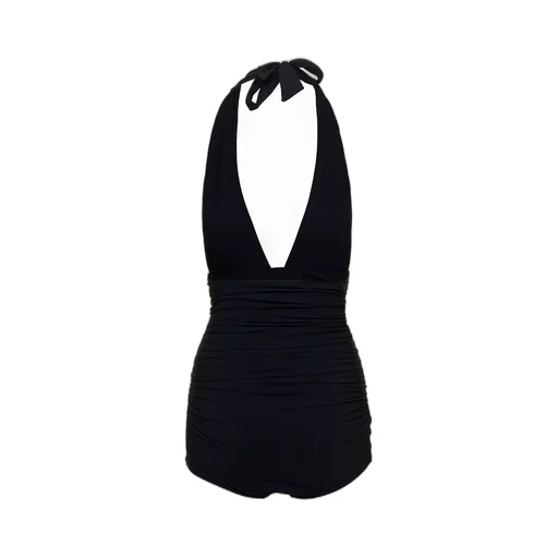 Dg Plaque One-Piece Swimsuit