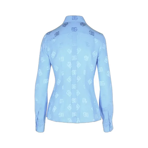 Monogram-Jacquard Long-Sleeved Shirt
