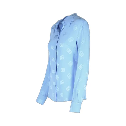 Monogram-Jacquard Long-Sleeved Shirt