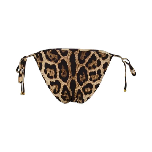 Leopard-Printed Tie Fastened Bikini Bottom