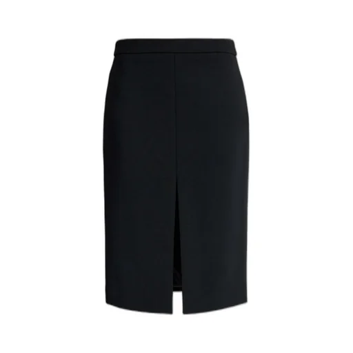 Front Slit Midi Pencil Skirt