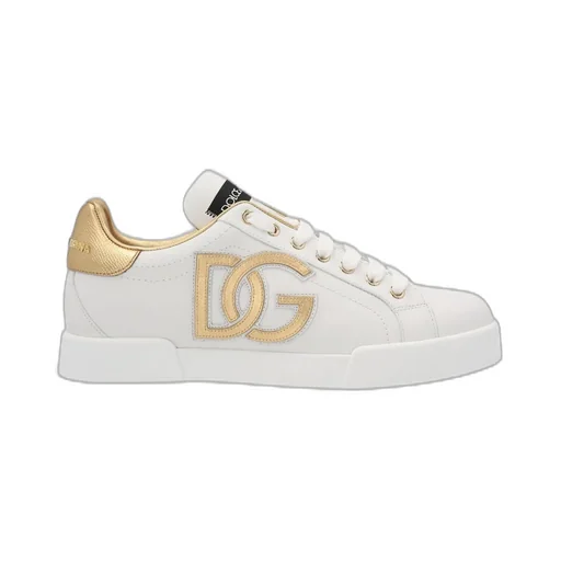 Logo Plaque Lace-Up Sneakers