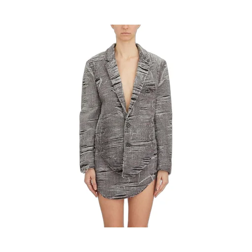 De-Phonix-Fsg Distressed Blazer