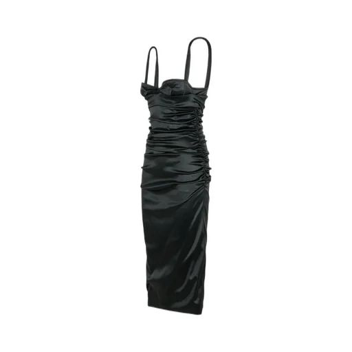 Stretch Satin Dress