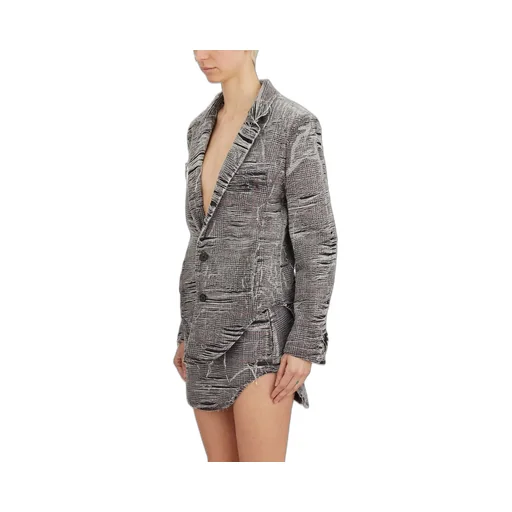 De-Phonix-Fsg Distressed Blazer
