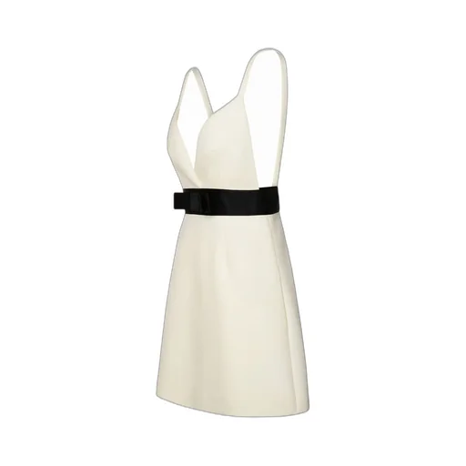 V-Neck Sleeveless Mini Dress
