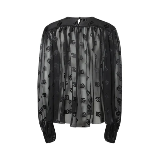 Dg Logo Monogram Pattern Blouse