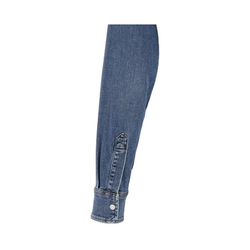Long-Sleeved Denim Shirt