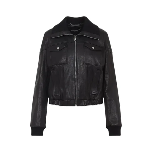 Elasticated Waistband Zipped Jacket