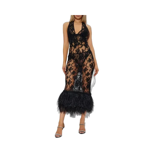 Halterneck Lace Dress