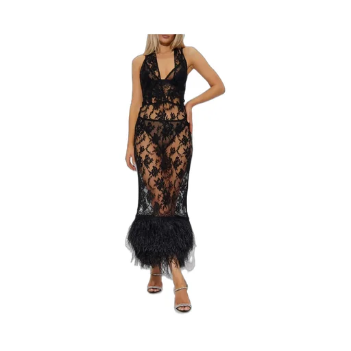 Halterneck Lace Dress