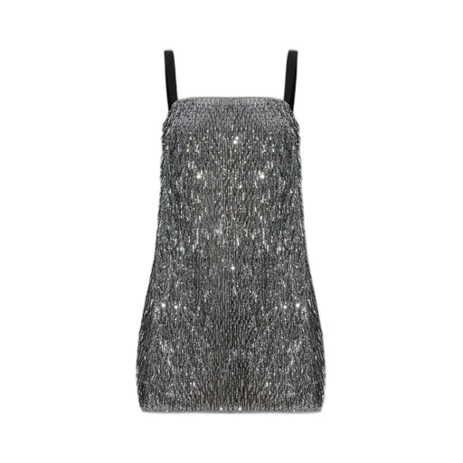Sequin Embellished Mini Dress
