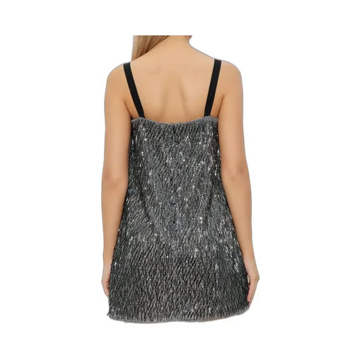 Sequin Embellished Mini Dress