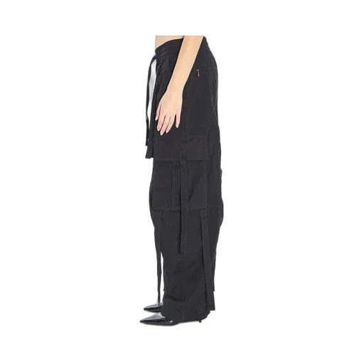 Waxed Faille Cargo Pants