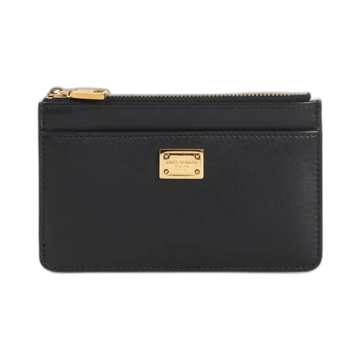 Logo Plate Zipped Cardholder