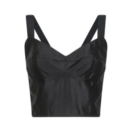 Sweetheart Neck Cropped Top