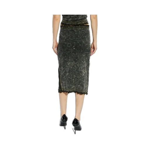 O-Meno High Waist Midi Skirt